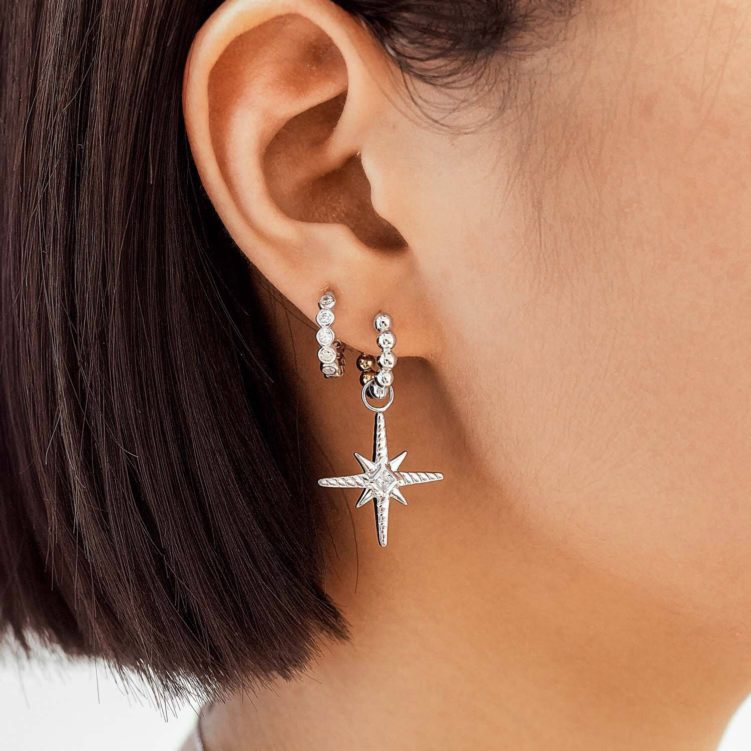  Pop Charms - Argent / GP 14 carats - 1cm